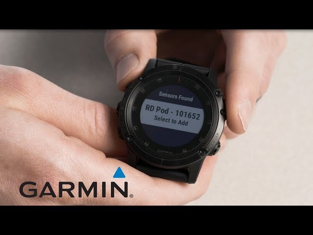 Support: Pairing an ANT+ Sensor with a Garmin Wearable - YouTube