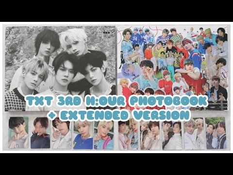 ✨ UNBOXING TXT 3RD H:OUR PHOTOBOOK + EXTENDED VERSION (with
