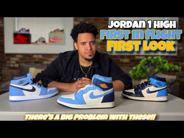 Jordan 1 High First In Flight- First Look & Comparison - YouTube