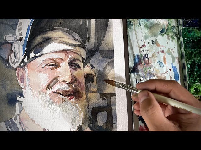 268/人物画の基本！水彩で顔を描く - YouTube