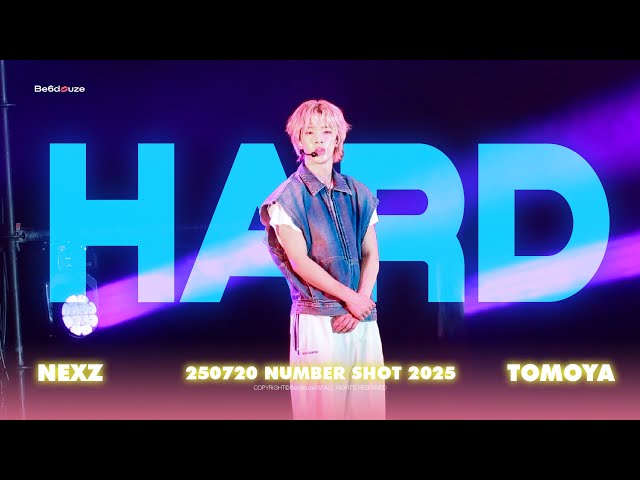 NEXZ TOMOYA」250720 HARD 토모야 직캠 NUMBER SHOT 2025 in FUKUOKA