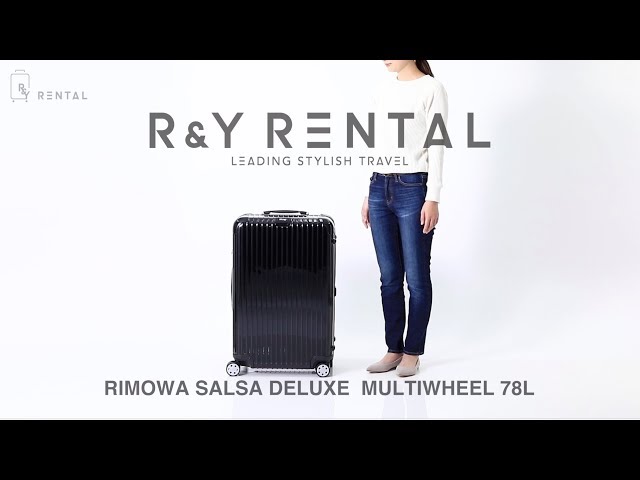 5-10泊] リモワ サルサデラックス 78L ブラック 4輪 RIMOWA SALSA