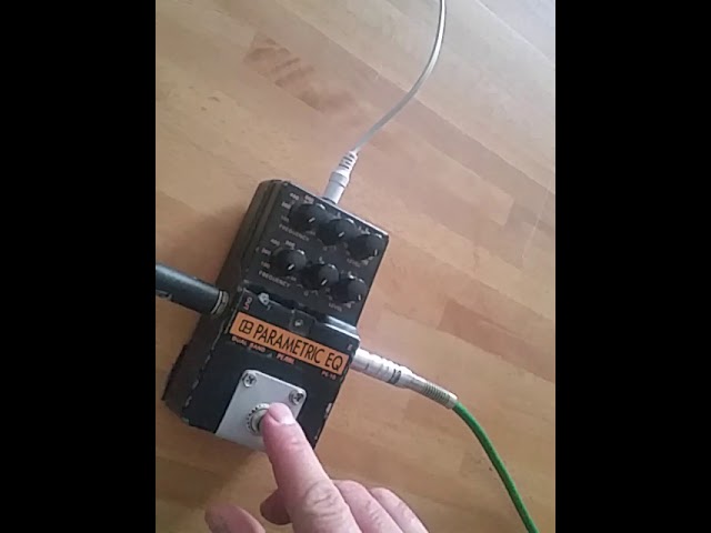 Pearl parametric eq pe-10 demo clip - YouTube