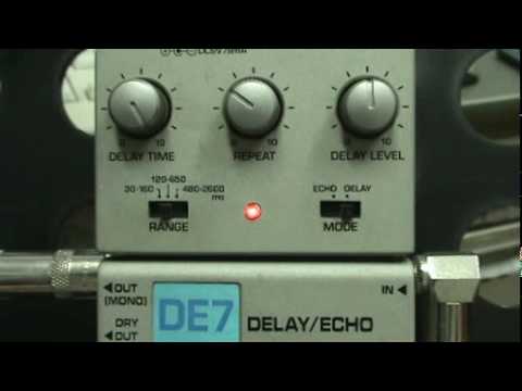 Ibanez De7 Delay Echo Effect Demo By Chatreeo - YouTube