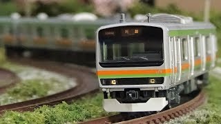 Nゲージ E231系3000番台 八高線・川越線 (KATO) 走行シーン集 - YouTube