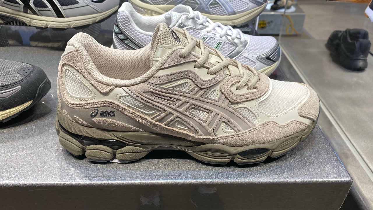 Asics Gel NYC (Cream/ Putty) - Style Code: 1203A383-105 - YouTube