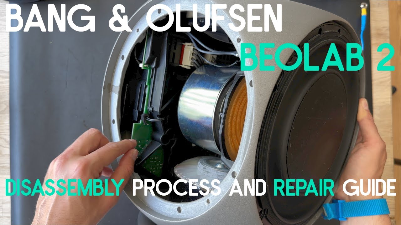 Bang & Olufsen BeoLab 2 Active Subwoofer Disassembly process and
