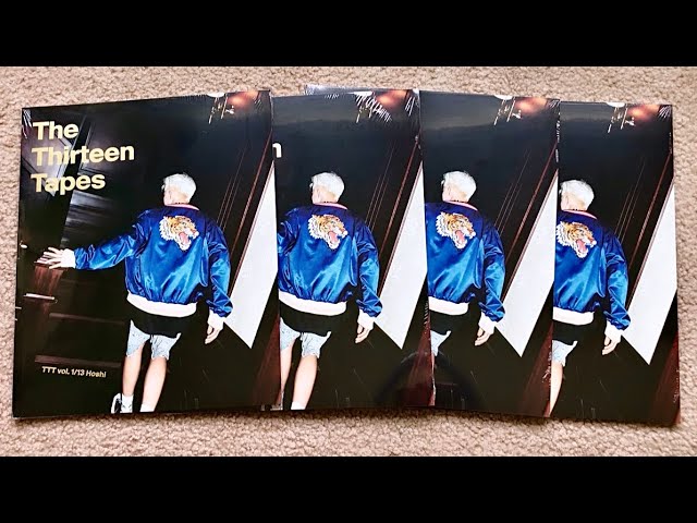 Unboxing] SEVENTEEN Hoshi's TTT photobook (The Thirteen Tapes vol