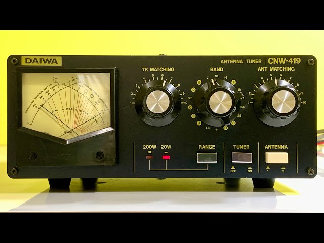 💥Daiwa CNW-419 HF Tuner 200W (CW)💥 - YouTube