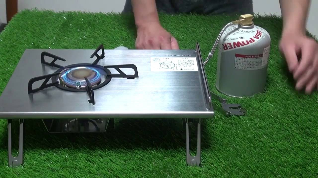 snow peak スノーピーク ギガパワープレートバーナーLI紹介動画 - YouTube