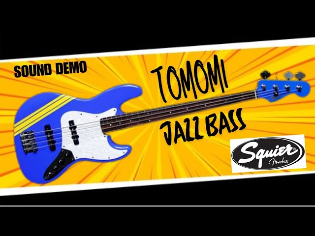Squier by Fender TOMOMI JAZZ BASS SKY BLUE Bluetus #squierbyfender