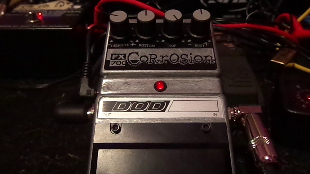 DOD fx70c Corrosion エフェクターケーブル付