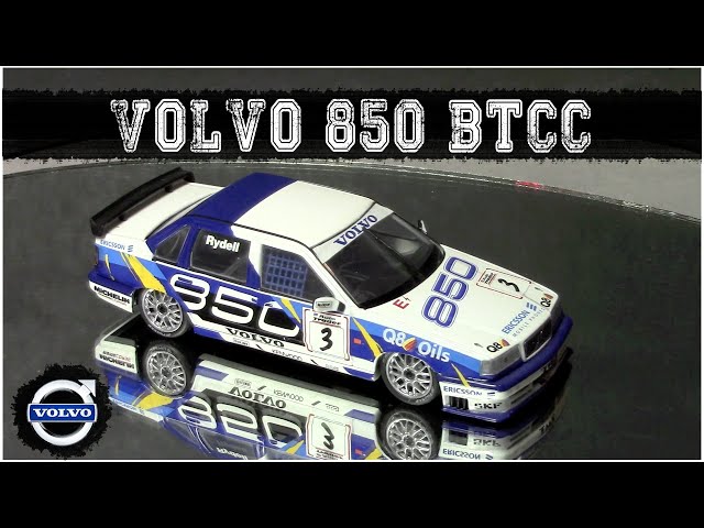 1/43 1996 Volvo 850 sedan BTCC racecar by Minichamps, review - YouTube