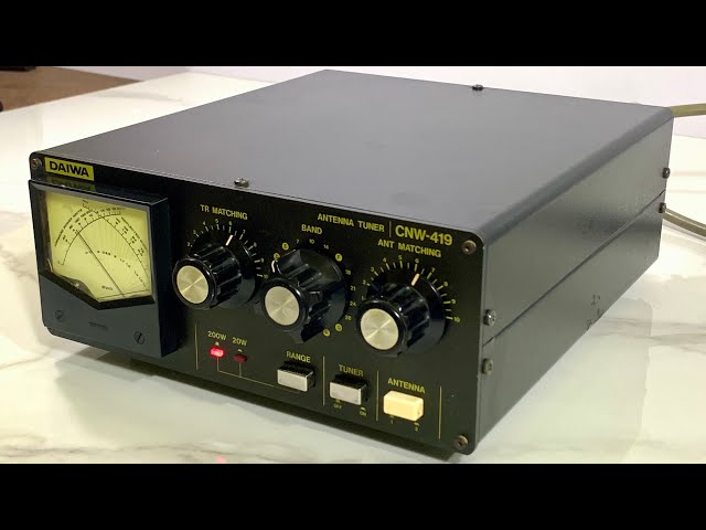 💥Daiwa CNW-419 HF Tuner 200W💥 - YouTube