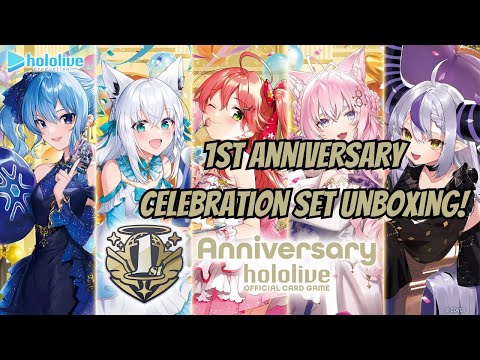 ホロカ 1st Anniversary Celebration Set 5枚 hololive OFFICIAL CARD