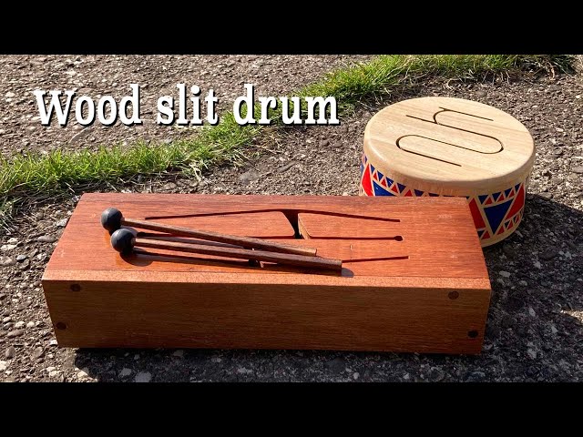 ウッドスリットドラム】wood slit drum - YouTube