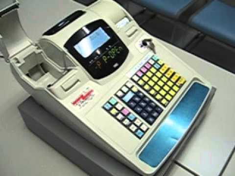 MA-660レジスター レシート交換方法 - YouTube