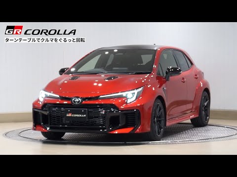 GRカローラ：RZ (8AT) エモーショナルレッドⅡ〈3U5〉】ターンテーブル