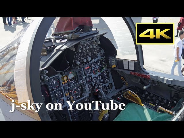 4K] 航空自衛隊 F-15 コックピット見学 / 美ら島エアーフェスタ 2017