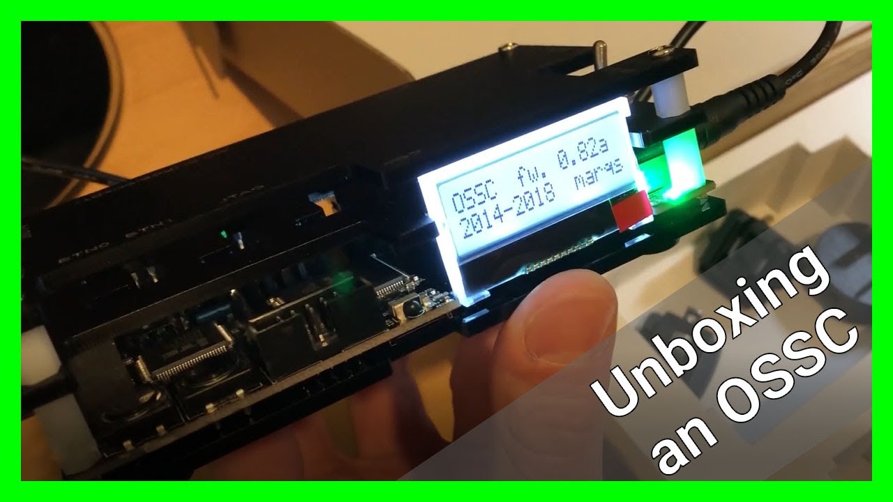 OSSC unboxing - Open Source Scan Converter. - YouTube
