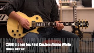 What is a Nitro finish? Gibson Les Paul Custom Alpine White - YouTube