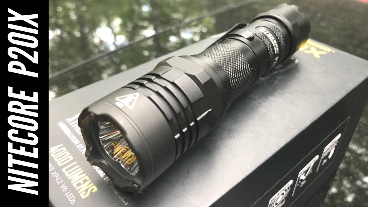 Nitecore P20iX Flashlight: 4,000 Lumen Light for EDC, Bug Out Bag