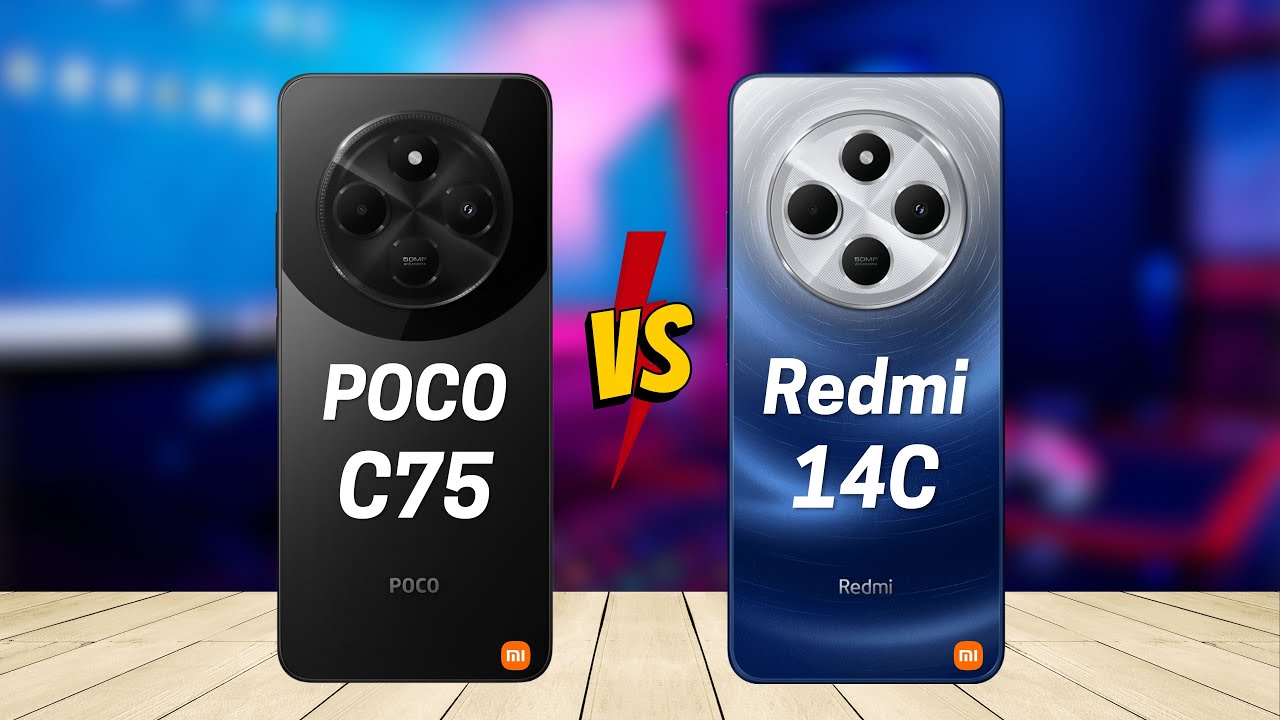 POCO C75 vs Redmi 14C - YouTube