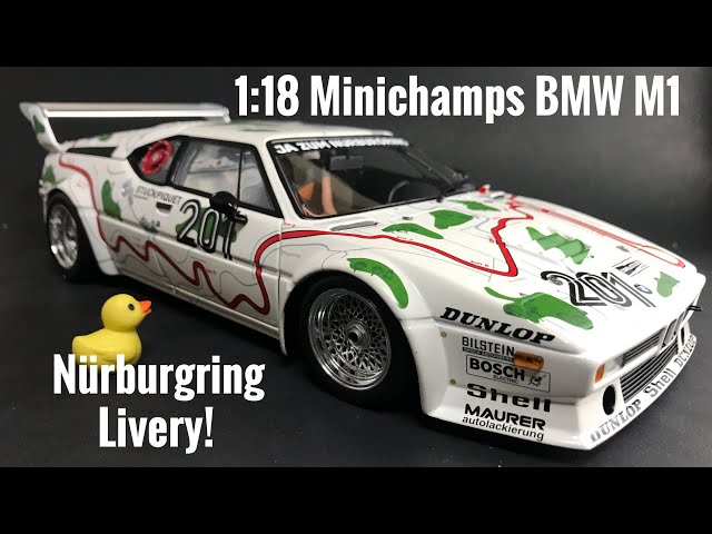1:18 Minichamps BMW M1 Nürburgring Livery Unboxing and Review