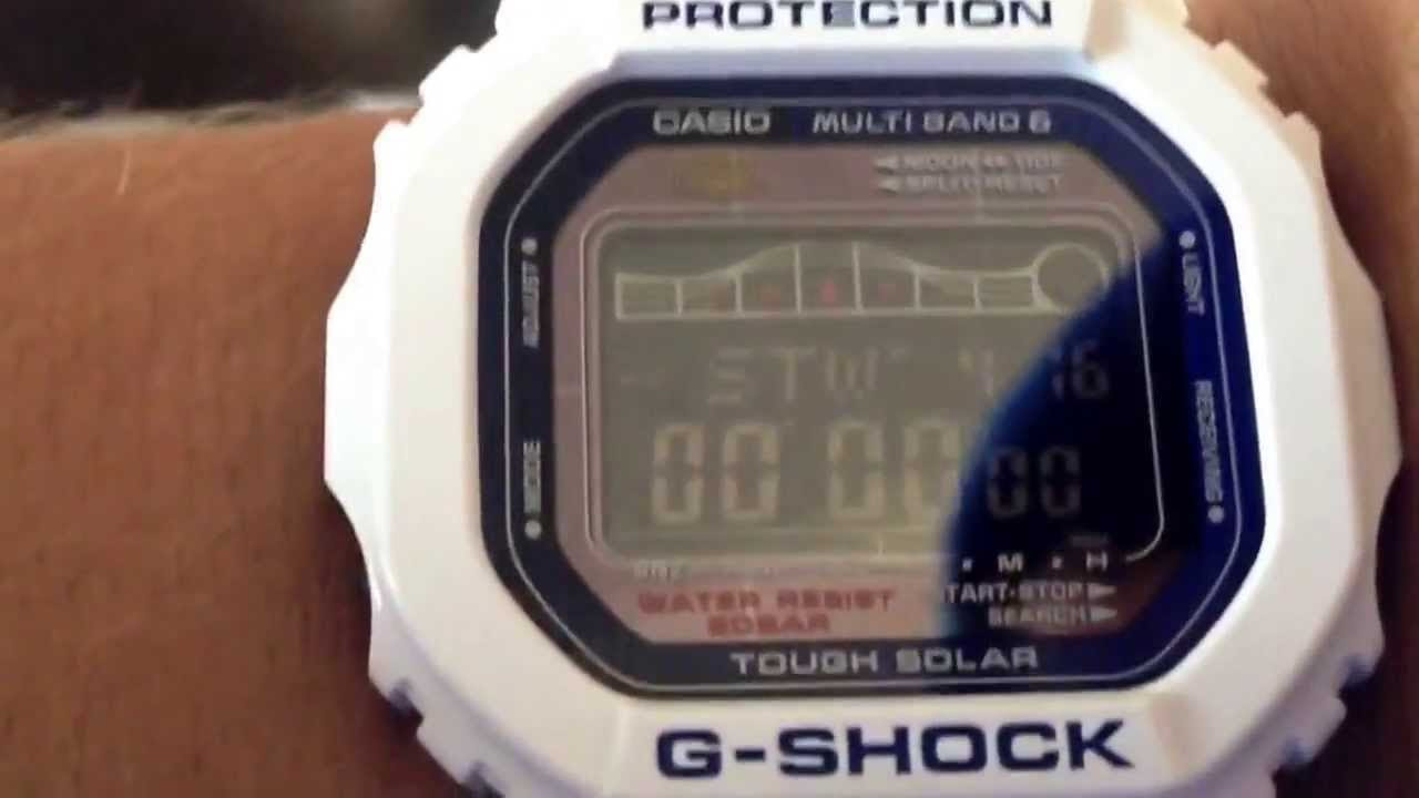 G-Shock GWX5600C-7 Unboxing/Atomic Time Manual Receive - YouTube