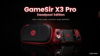 GameSir X3 Pro x Deadpool - Integrated Cooler Mobile Game