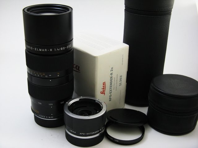 Leica Vario-Elmar-R 80-200mm/f4.0 ROM E60 + APO-Extender-R 2x