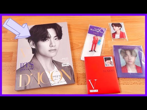 UNBOXING TAEHYUNG X DICON VOL.10 BTS GOES ON (V version) - YouTube