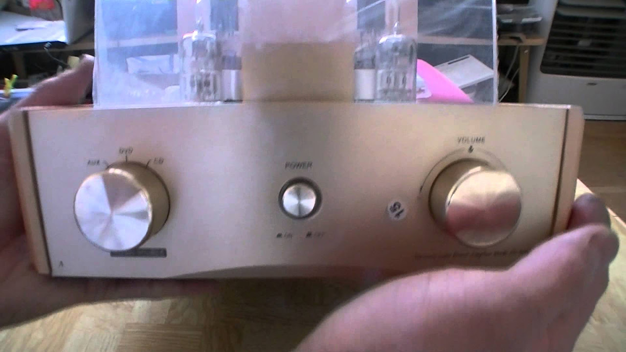 ハイブリッド真空管アンプ購入 1/3 開封編 PCにて使用予定 - YouTube