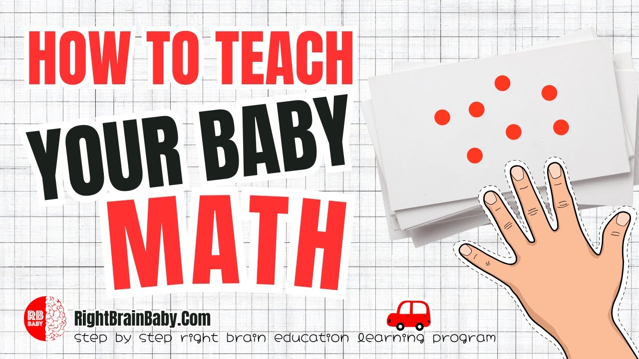 How To Teach Baby Math Dots Flash Cards | Right Brain Education