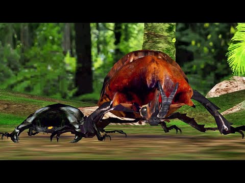 アーケード] 甲虫王者ムシキング - オオクワガタ X エレファス