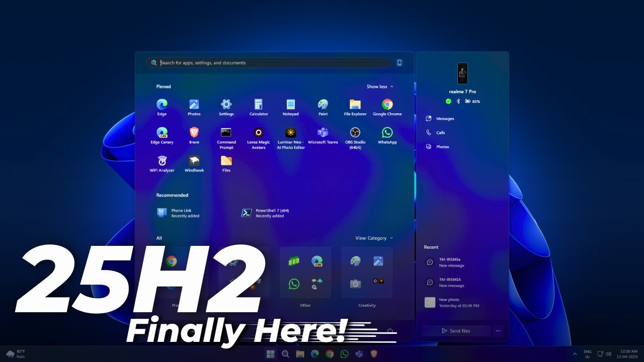 Windows 11 25H2 New Features You Should Know 🚀 - YouTube