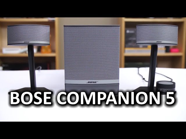 Bose Companion 5 Desktop PC Speakers - YouTube