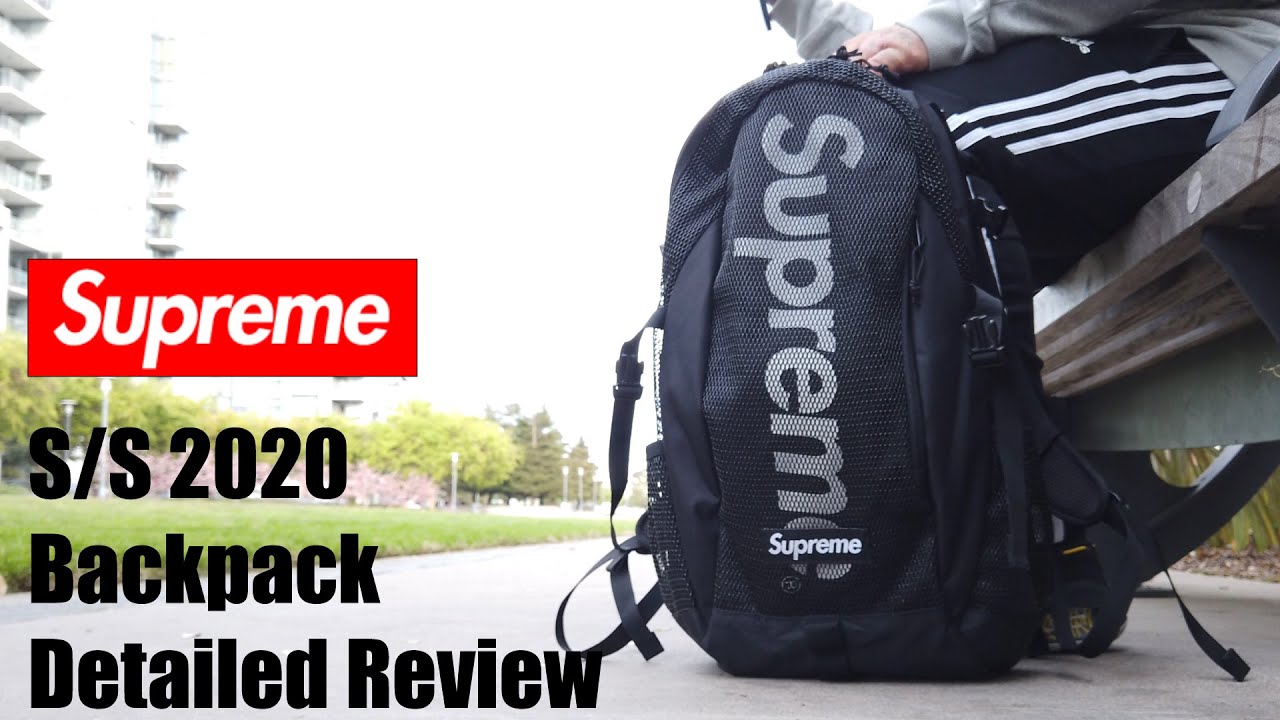 Supreme New York S/S 2020 Backpack Review - YouTube