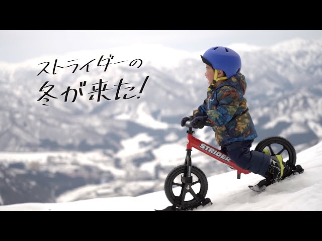 スノーストライダーで2歳からウィンタースポーツデビューしよう