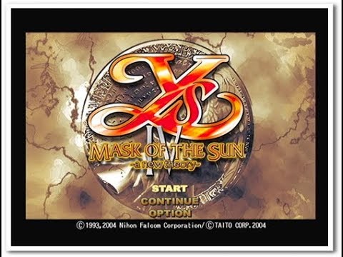 PS2 イースIV MASK OF THE SUN -a new theory- scene 1 - YouTube