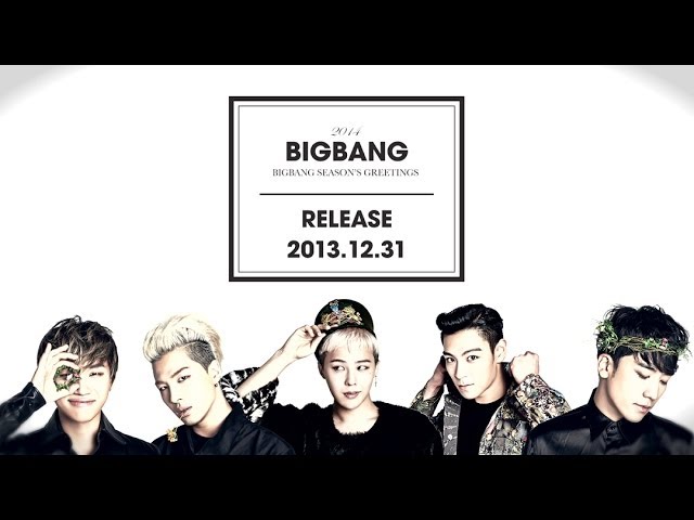 BIGBANG 2014 SEASON'S GREETINGS PROMOTION SPOT - YouTube