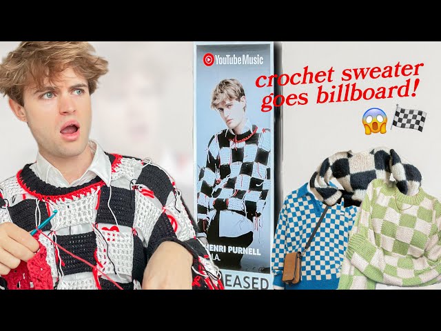 CHECKERED SWEATER | CROCHET TUTORIAL | Henri Purnell - YouTube