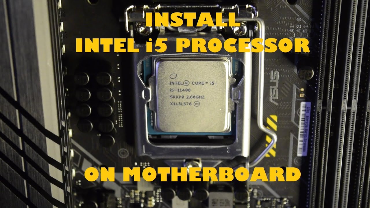 How To Install Intel Core i5-11400 Processor on Asus TUF GAMING