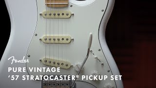 Pure Vintage '57 Stratocaster Pickup Set – Fender