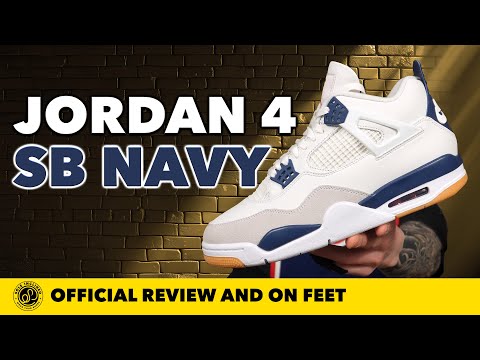 Air Jordan 4 SB 'Navy' In Depth Review and On Feet. - YouTube