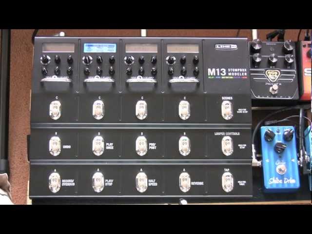 Line 6 M13 Stompbox Modeler - All Effects Demonstrated - YouTube