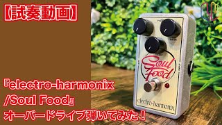 試奏動画】『electro-harmonix / Soul Food』オーバードライブ弾いて