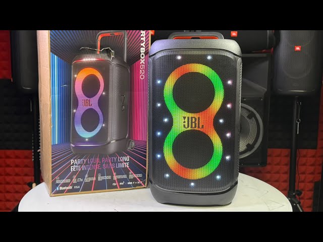 JBL PartyBox 520 - This Speaker is INSANE! - YouTube