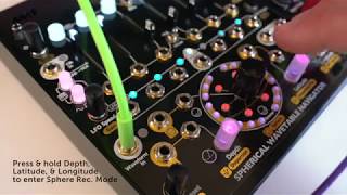 4ms Spherical Wavetable Navigator (SWN)— Clockface Modular