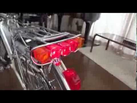 フラッシャー付自転車 ツノダ自転車 TSUNODA CYCLE - YouTube